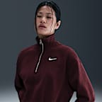 ★★Nike★★ Sportswear Phoenix Fleece Full Zip Crop W Beyon Nike Sportswear Phoenix Fleece Women's Loose Cropped Full